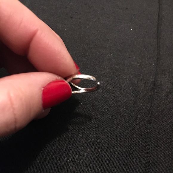 New 925 Sterling Silver Amethyst Scroll Toe RING size 3 NWOT - Picture 7 of 10